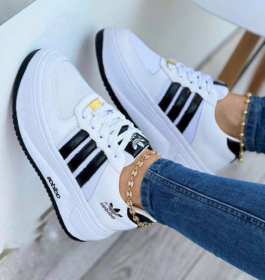 Tenis Adidas Diamond Blanco Negro
